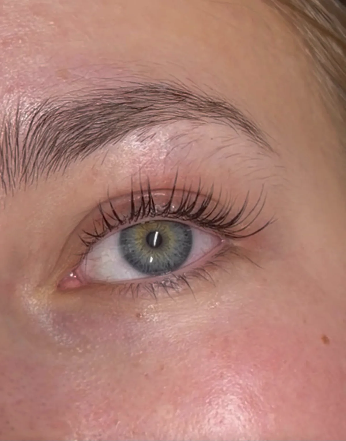 Wimpernverlängerung – Nahaufnahme Wimpern